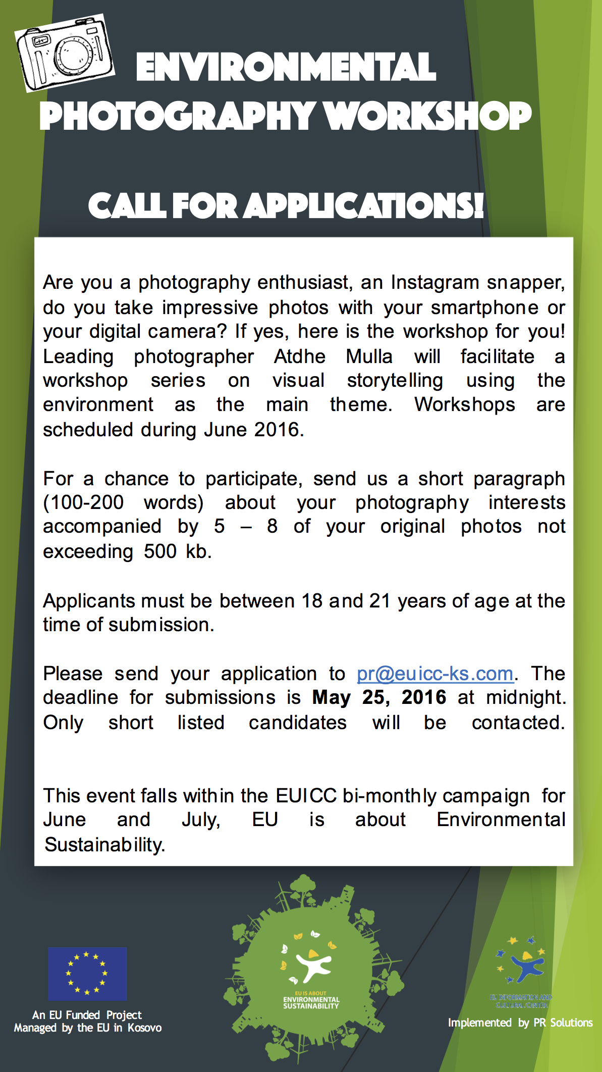 EUICC - Photography Call for Applications